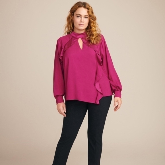 NWT Parker Ruffle Blouse Size Small - Picture 3 of 5